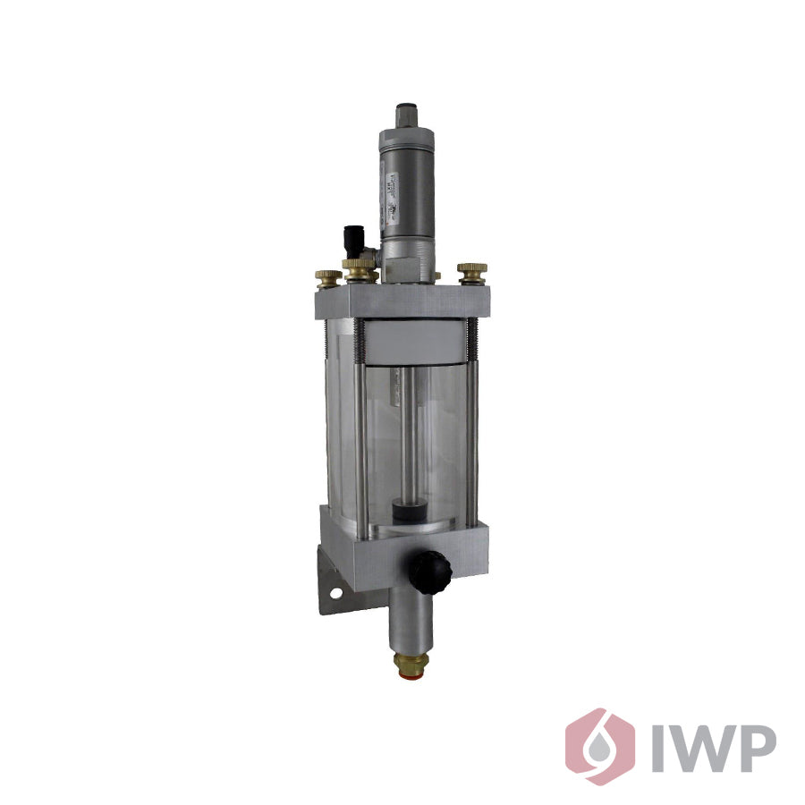 Gravity Abrasive Meter Mini Hopper with Bracket for Flow Machines