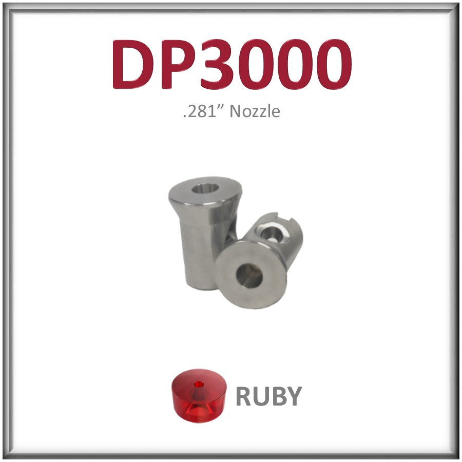 DP3000, Ruby Orifice Inserts for Heads Using the .281" Mixing Tubes - All Sizes