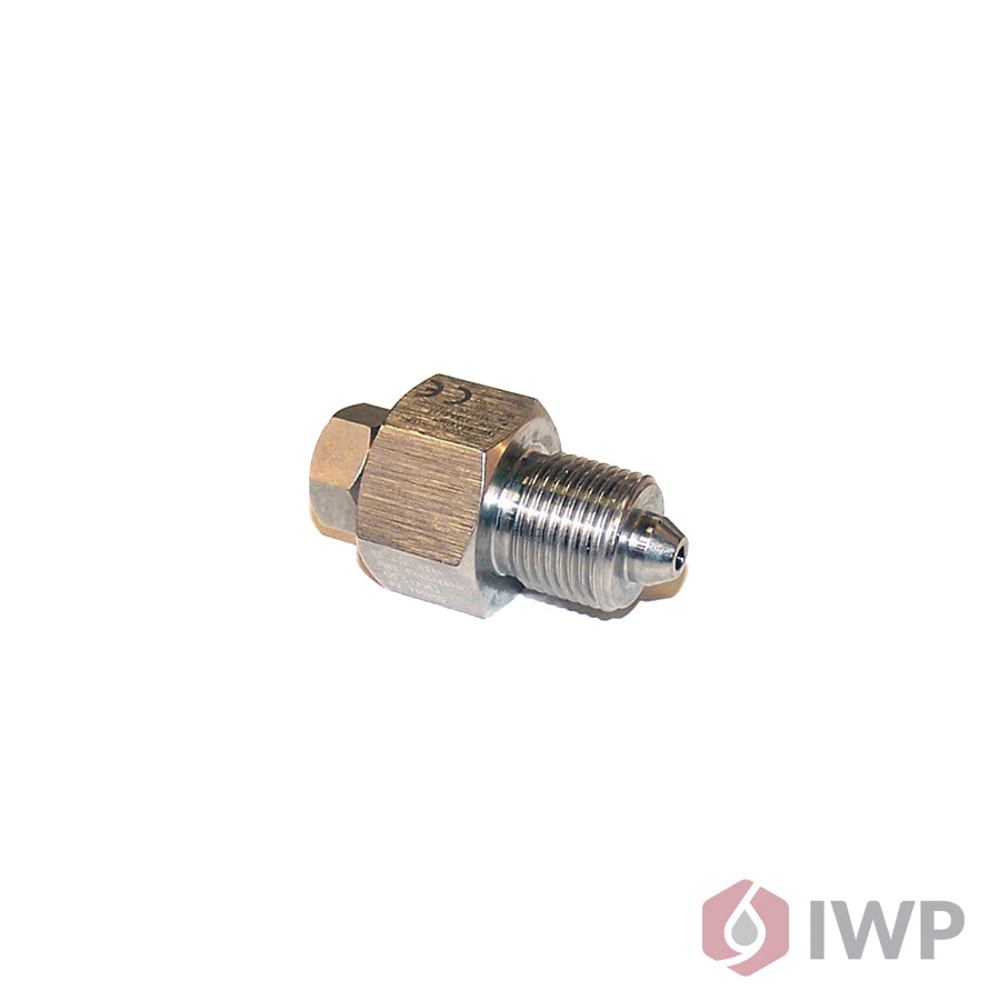 Adapter, 1/4"F to 3/8"M